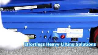 Watch: SINOLIFT ESM Series Electric Scissor Lift Table Truck Showcase
