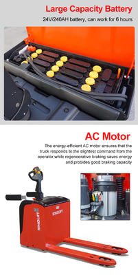 Sinolift 2.5 Ton ~ 3.0 Ton Series Electric Pallet Truck CBD20M Used In The Warehouse Environment