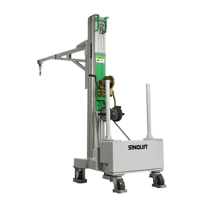 BS01 Gebalanceerde contragewicht handmatige handlierkraan 150 kg, mobiele vloerkraan met contragewicht en draaibare haak, voor magazijnwerkplaatsbouw